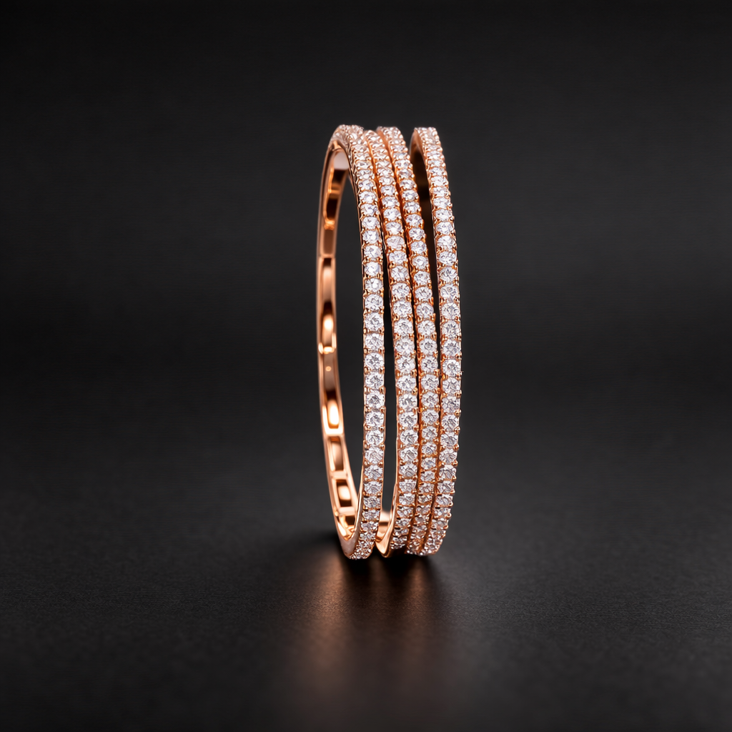 Rose Gold Bangles