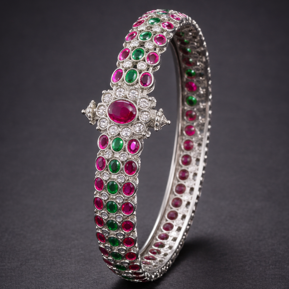 Polki Designer Kada Bangle