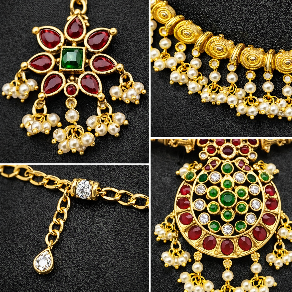Royal Temple Bridal Necklace