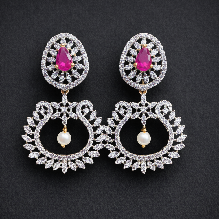 Sparkling AD Earrings