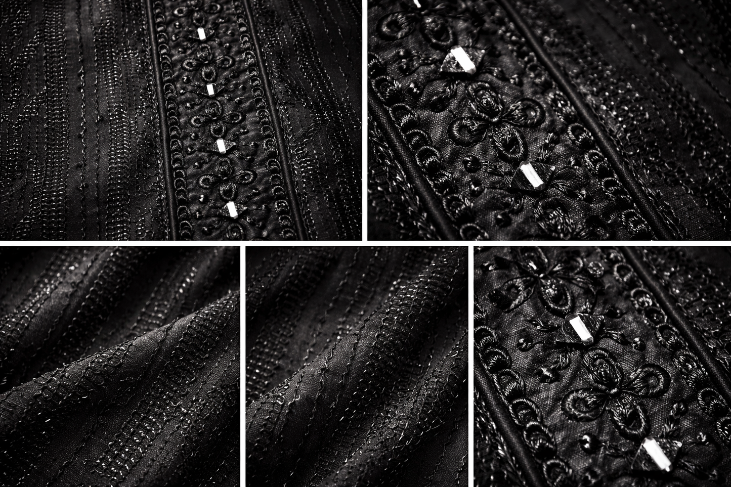 Elegant Black Embroidered Kurti