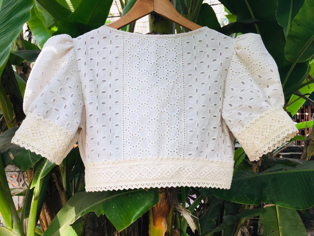 Heavy Hakoba Readymade Blouse Size 38