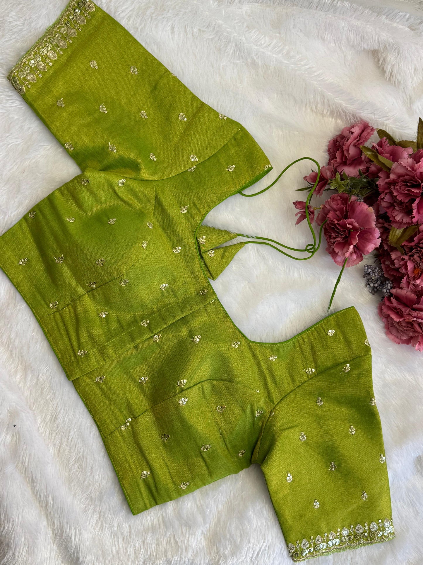 Tissue Banarasi Readymade Blouse Size 36 & 40
