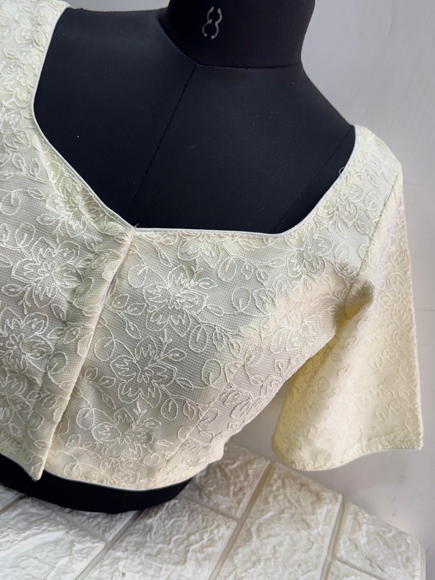 Premium Chikankari Blouse Size 34