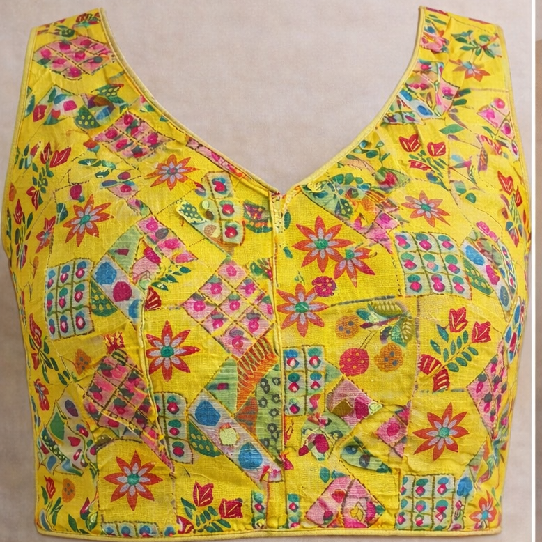Sunshine Printed Sleeveless Blouse