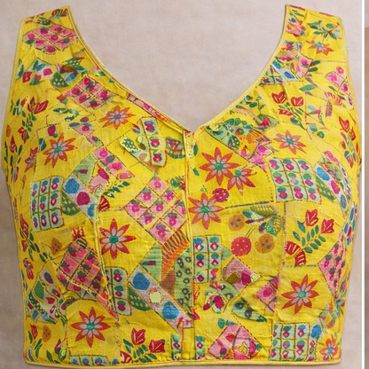 Sunshine Printed Sleeveless Blouse