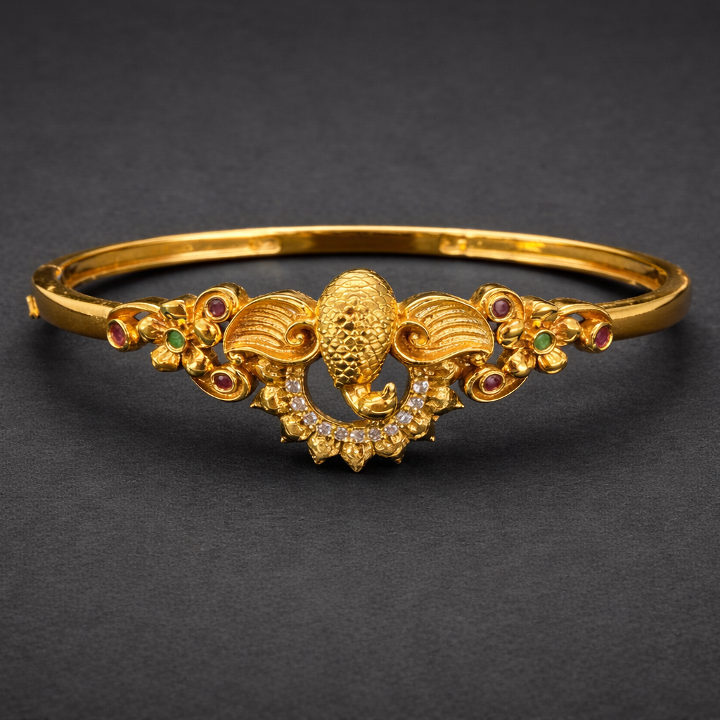 Divine Ganesha Temple Bracelet