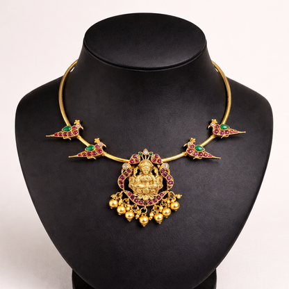 Goddess Lakshmi Temple Necklace
