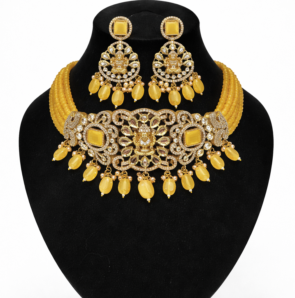 Multi-Strand Beaded Choker