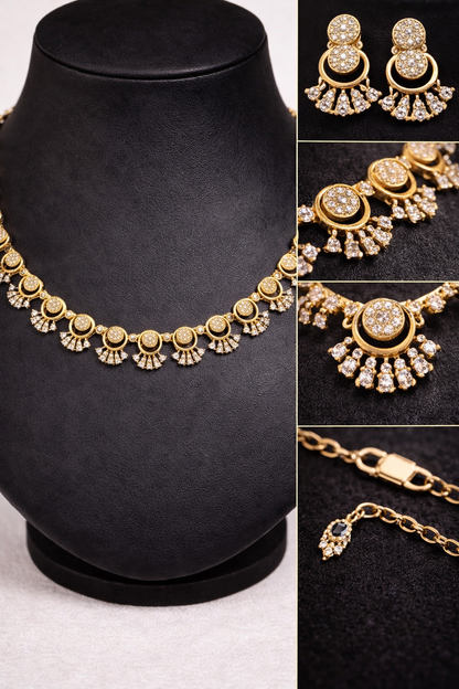 Classic Gold Sparkle Necklace