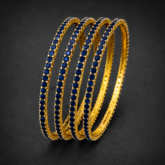 Royal Blue Stone Elegant Bangle