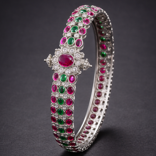 Polki Designer Kada Bangle