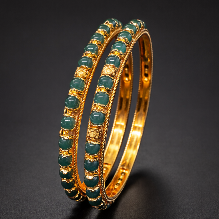 Beaded Royal Bangles