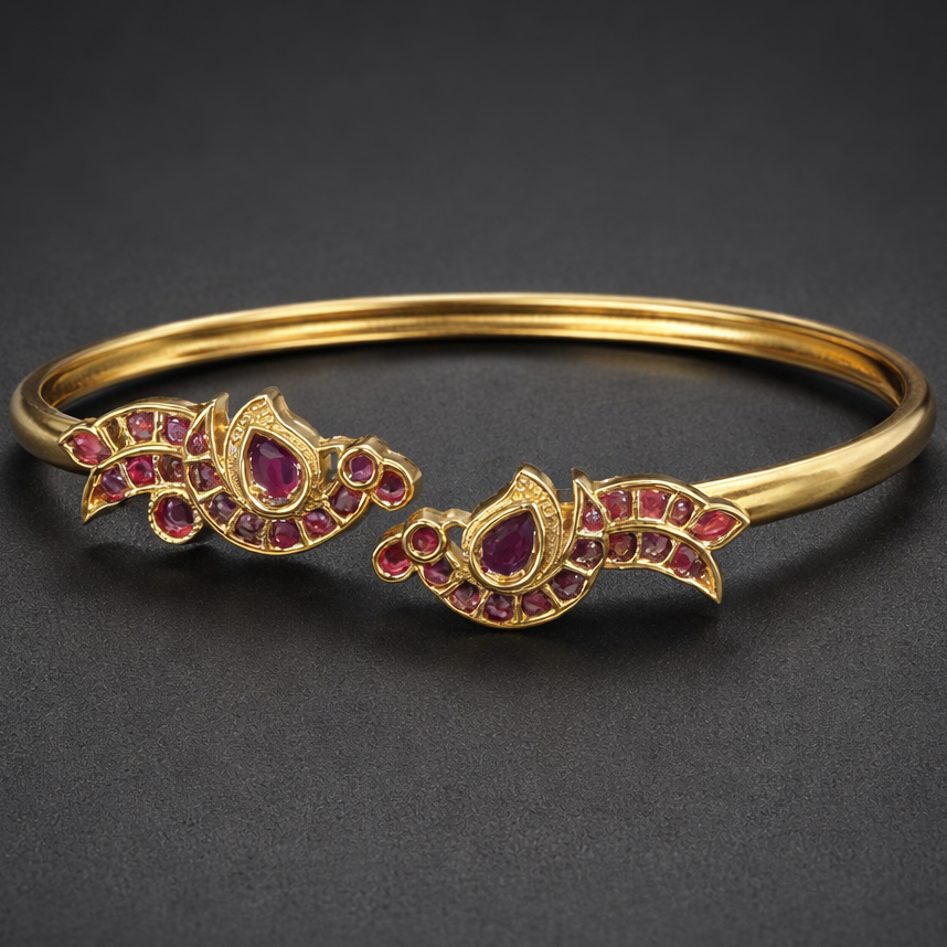 Paisley Designer Open Bangle