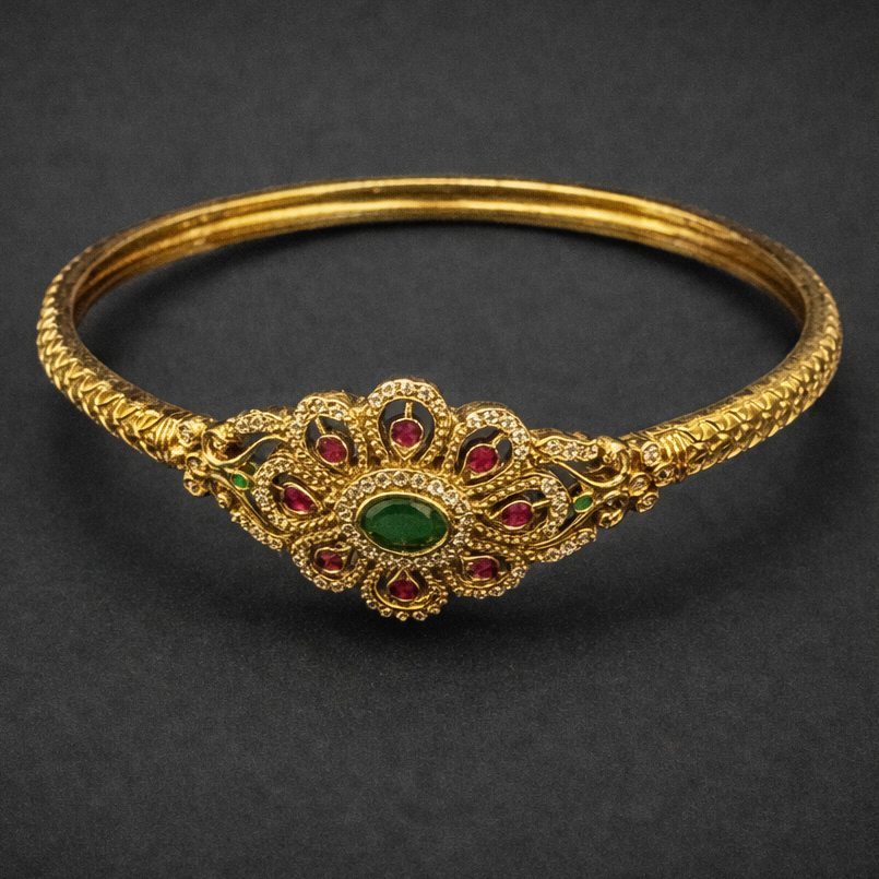 Floral Stone Bangle