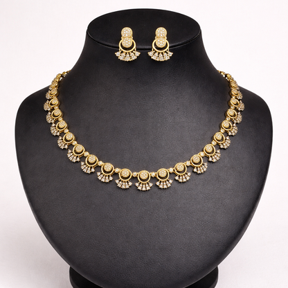 Classic Gold Sparkle Necklace