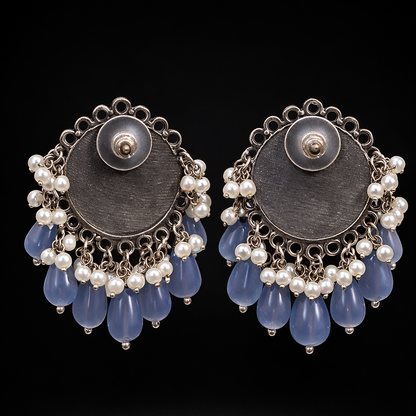 Vintage Sparrow Pearl Drop Earrings