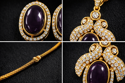 Royal Purple Stone Set