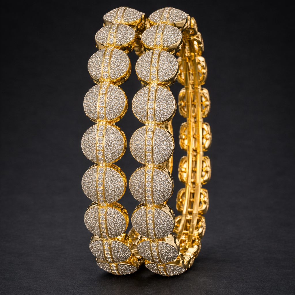 Golden Halo AD Bangles