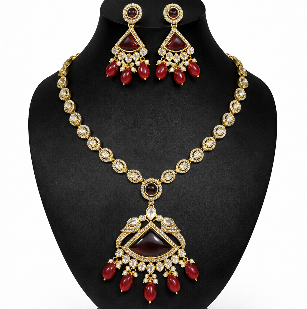 Royal Ruby Pendant Necklace