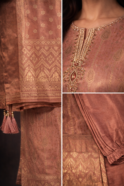 Copper Silk Festive Set