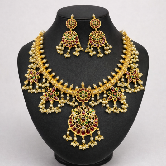 Royal Temple Bridal Necklace