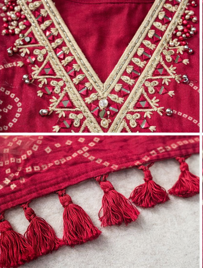 Royal Pink Heritage Kurti