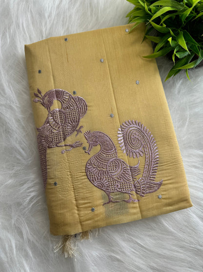 Semi Raw silk sarees