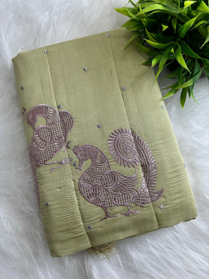 Semi Raw silk sarees