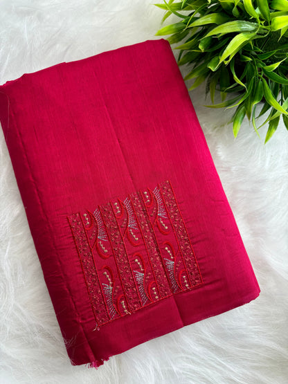 Semi Raw silk sarees