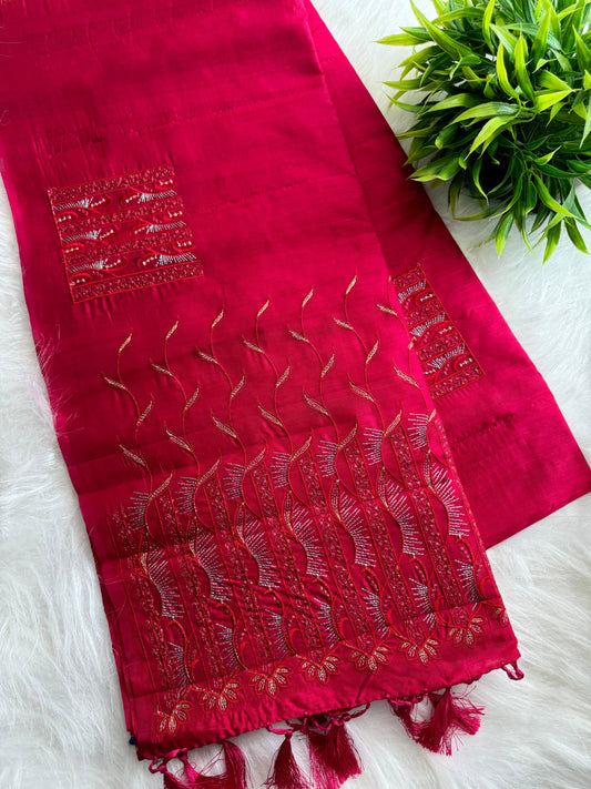 Semi Raw silk sarees