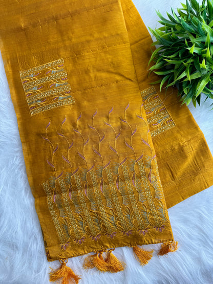 Semi Raw silk sarees