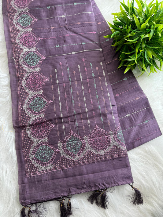 Semi Raw silk sarees