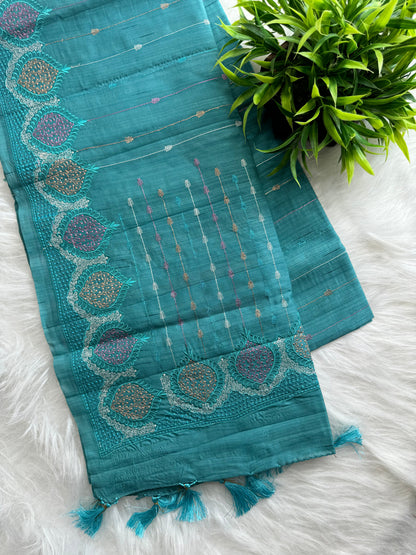 Semi Raw silk sarees