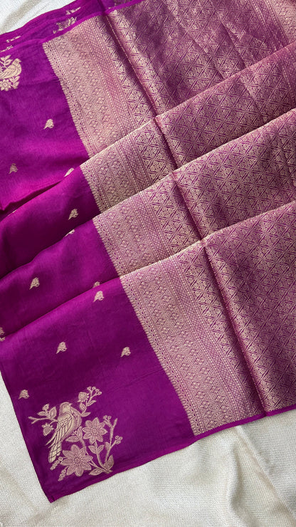 Munga Crepe Saree