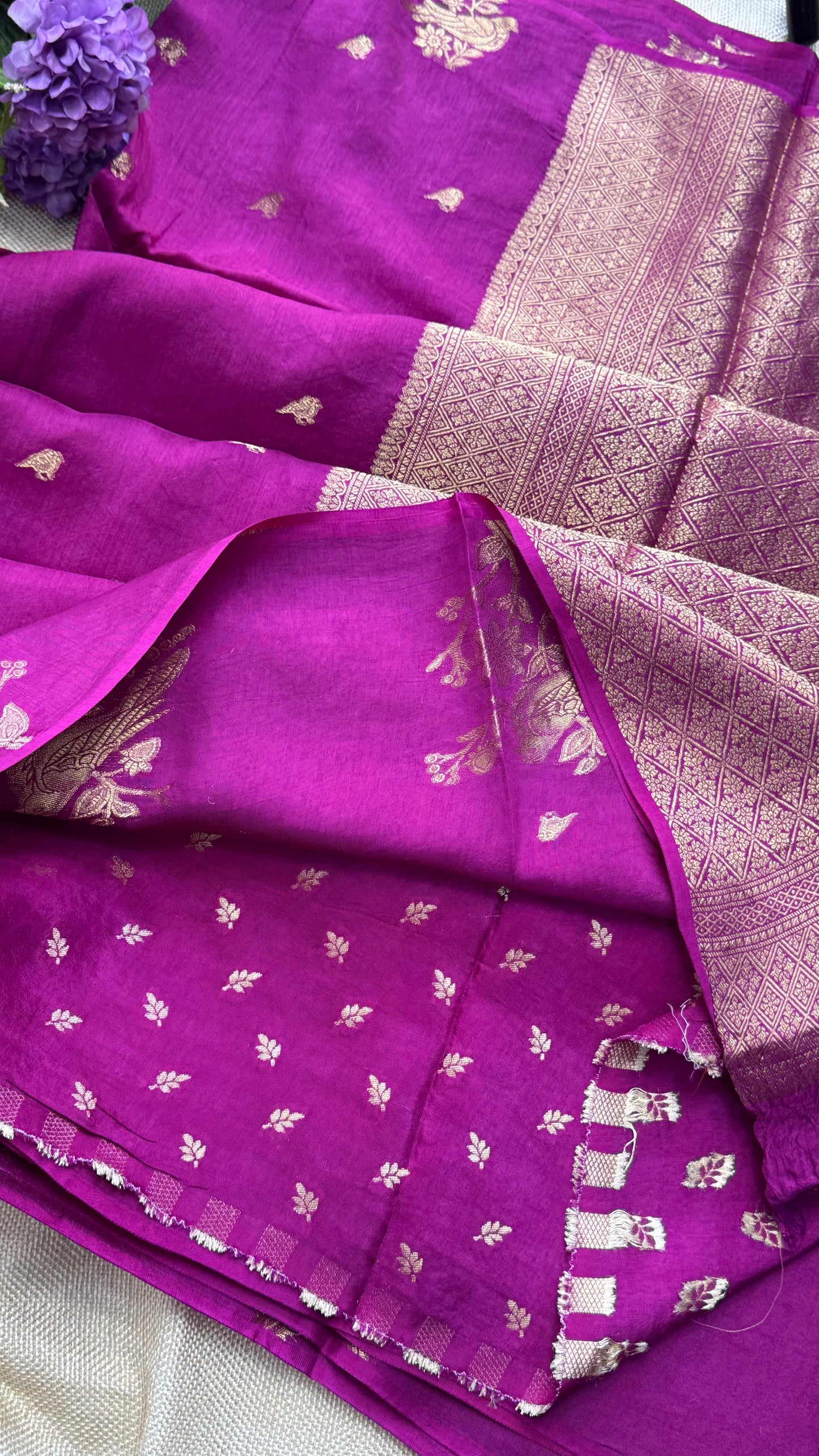 Munga Crepe Saree