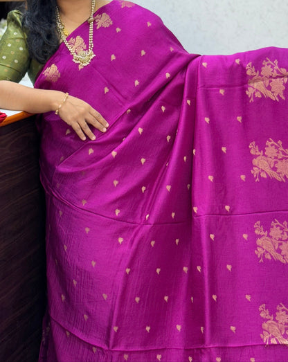 Munga Crepe Saree