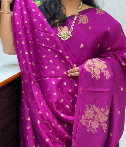 Munga Crepe Saree