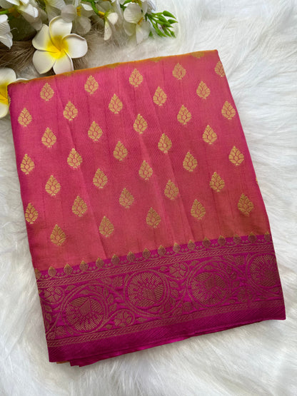 Semi Tussar soft silk saree