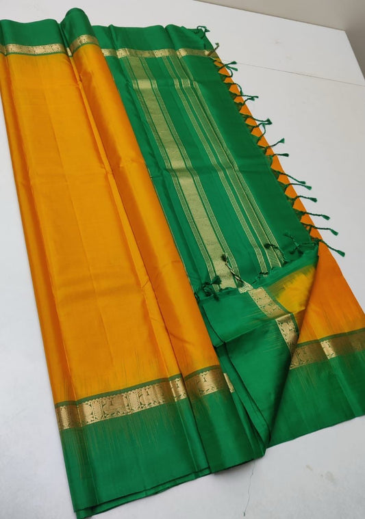 Pure Handloom Double Warp Soft Silk Saree