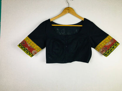 Applique Work Readymade Blouse Size 38 [expandable up to 42]