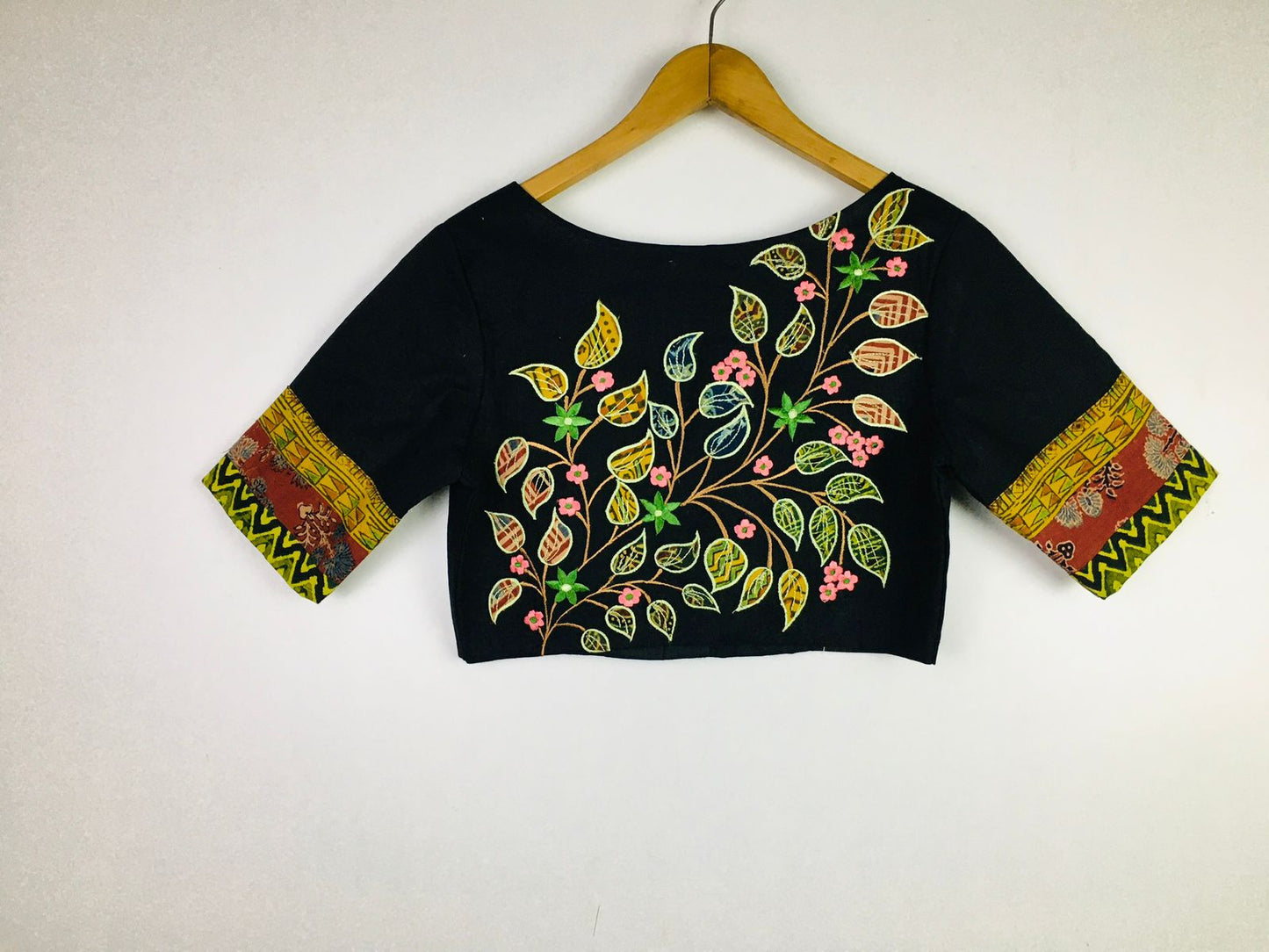 Applique Work Readymade Blouse Size 38 [expandable up to 42]