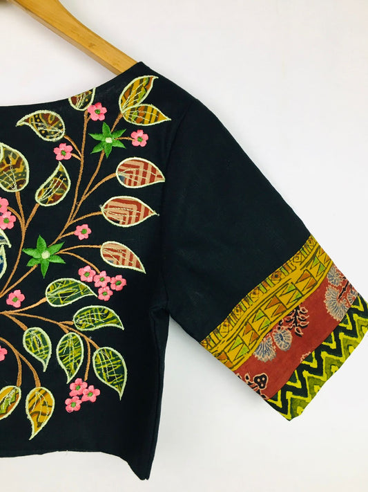 Applique Work Readymade Blouse Size 38 [expandable up to 42]