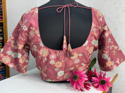 Designer Readymade Blouse with Sequin Work Size 30 [expandable up to 44]