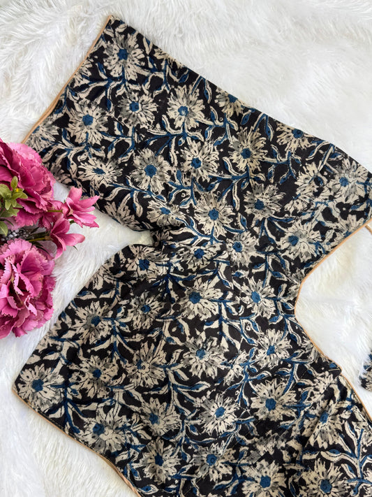 Pure Cotton Kalamkari Readymade Blouse Size 42 [expandable up to 46]