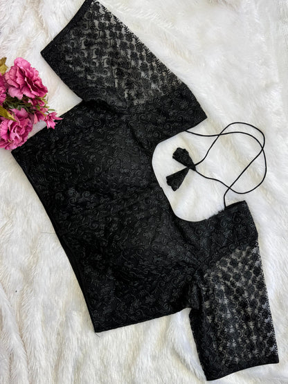 Netted Readymade Blouse Size 36 [expandable up to 40]