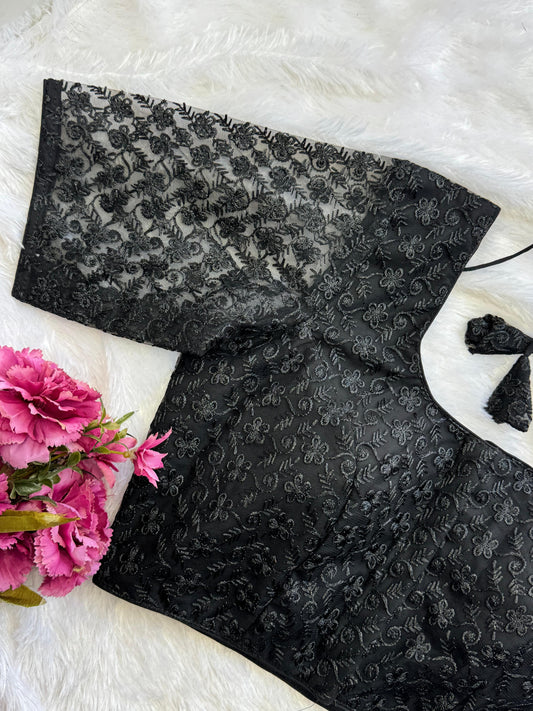 Netted Readymade Blouse Size 36 [expandable up to 40]