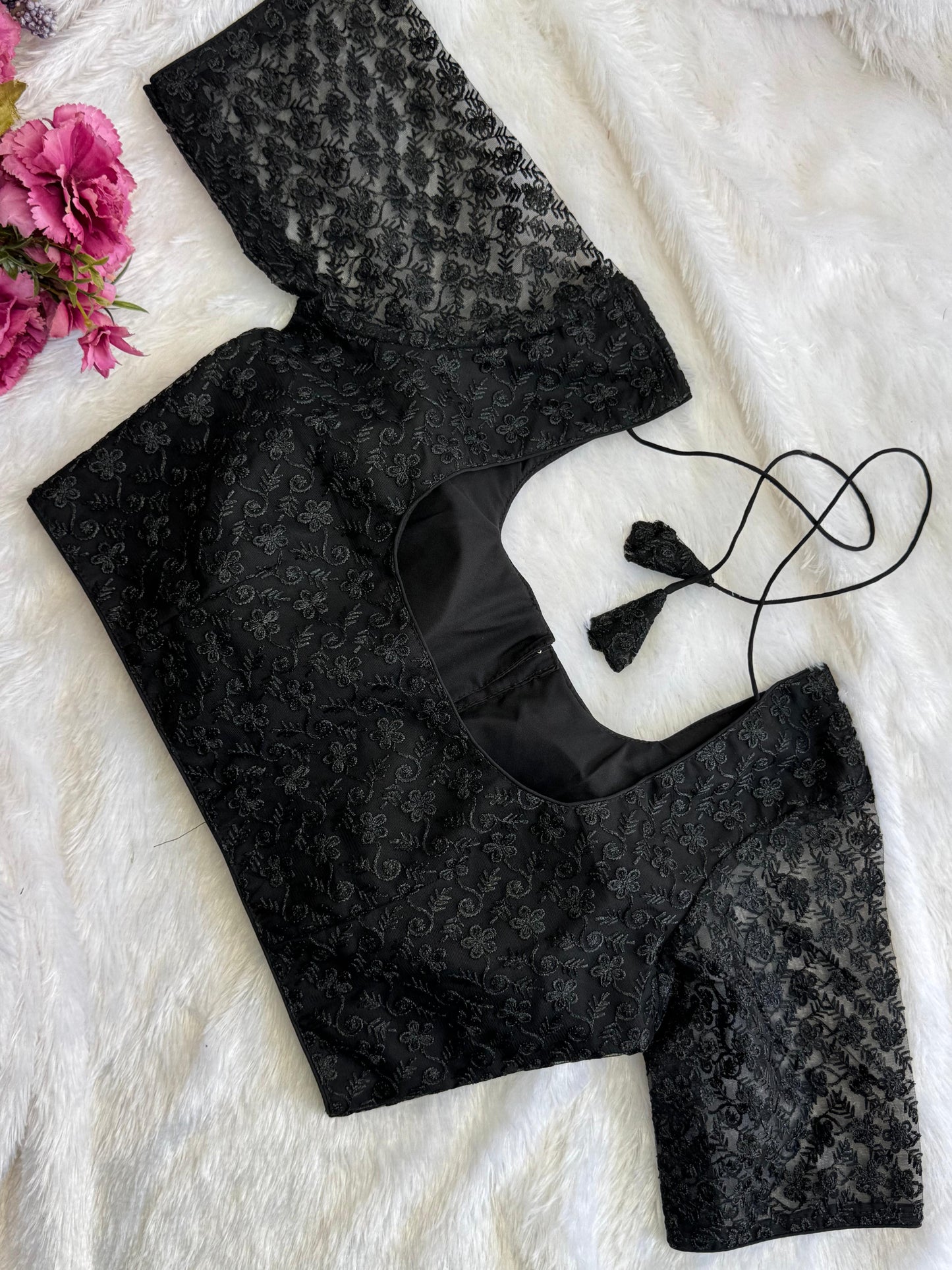 Netted Readymade Blouse Size 36 [expandable up to 40]